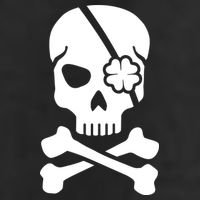 Irish Skull With A Pirate Clover Patch Cool Comfort Performance Bucket Hat