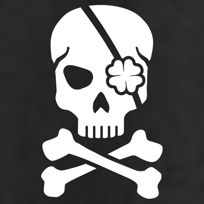 Irish Skull With A Pirate Clover Patch Cool Comfort Performance Bucket Hat
