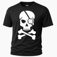 Irish Skull With A Pirate Clover Patch Performance Shirt