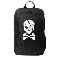Irish Skull With A Pirate Clover Patch City Backpack