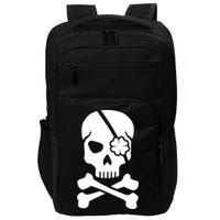 Irish Skull With A Pirate Clover Patch Impact Tech Backpack