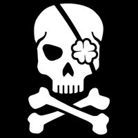 Irish Skull With A Pirate Clover Patch Bucket Hat