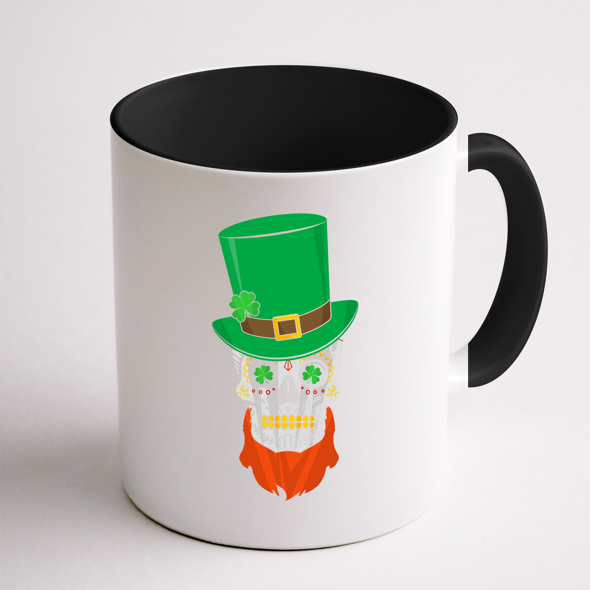 Irish Sugar Skull St. Patrick's Day Mug