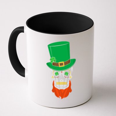 Irish Sugar Skull St. Patrick's Day Mug