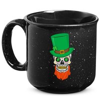 Irish Sugar Skull St. Patrick's Day 15oz Campfire Ceramic Mug