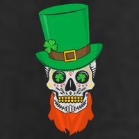 Irish Sugar Skull St. Patrick's Day 15oz Campfire Ceramic Mug