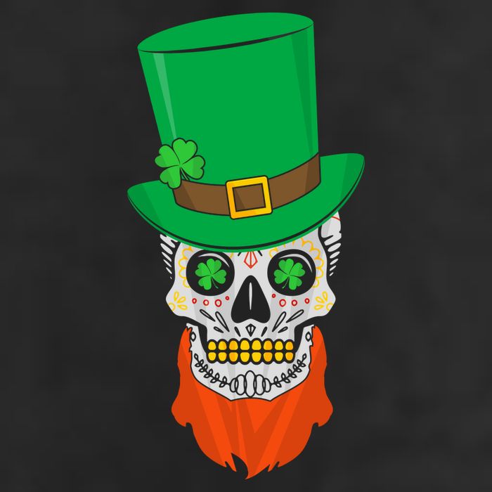Irish Sugar Skull St. Patrick's Day 15oz Campfire Ceramic Mug