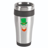 Irish Sugar Skull St. Patrick's Day 16oz Travel Tumbler