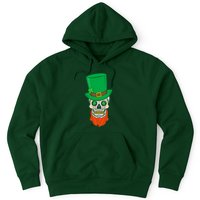Irish Sugar Skull St. Patrick's Day Hoodie