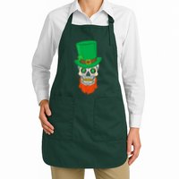 Irish Sugar Skull St. Patrick's Day Apron