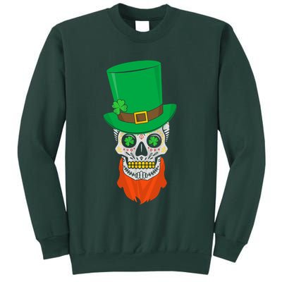 Irish Sugar Skull St. Patrick's Day Sweatshirt