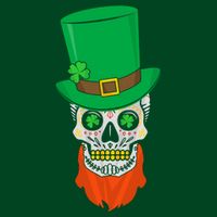 Irish Sugar Skull St. Patrick's Day Sweatshirt