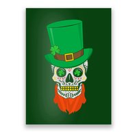 Irish Sugar Skull St. Patrick's Day Poster