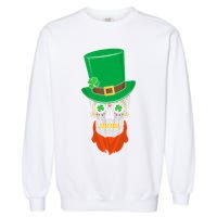 Irish Sugar Skull St. Patrick's Day Garment-Dyed Sweatshirt