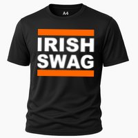 Irish Swag St. Patricks Day Funny Cooling Performance Crew T-Shirt