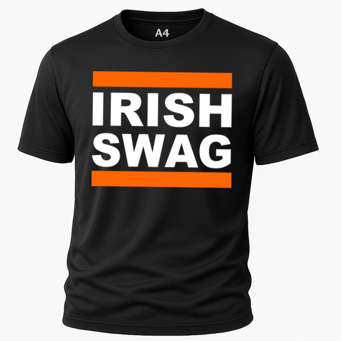 Irish Swag St. Patricks Day Funny Cooling Performance Crew T-Shirt