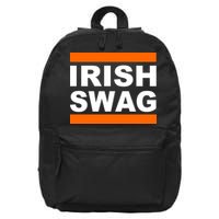 Irish Swag St. Patricks Day Funny 16 in Basic Backpack
