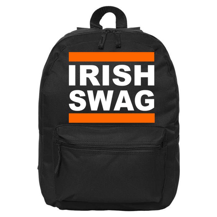 Irish Swag St. Patricks Day Funny 16 in Basic Backpack