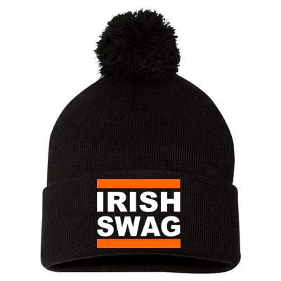 Irish Swag St. Patricks Day Funny Pom Pom 12in Knit Beanie