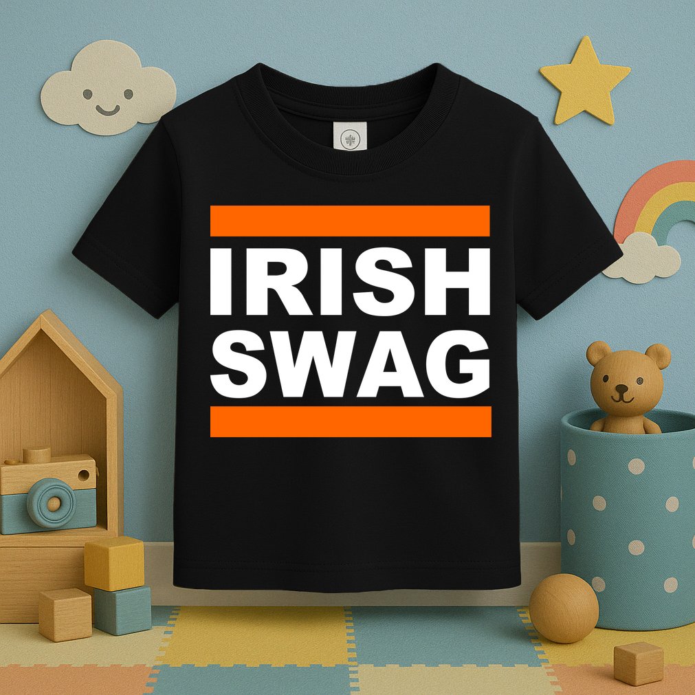 Irish Swag St. Patricks Day Funny Toddler T-Shirt