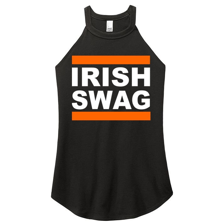 Irish Swag St. Patricks Day Funny Women's Perfect Tri Rocker Tank