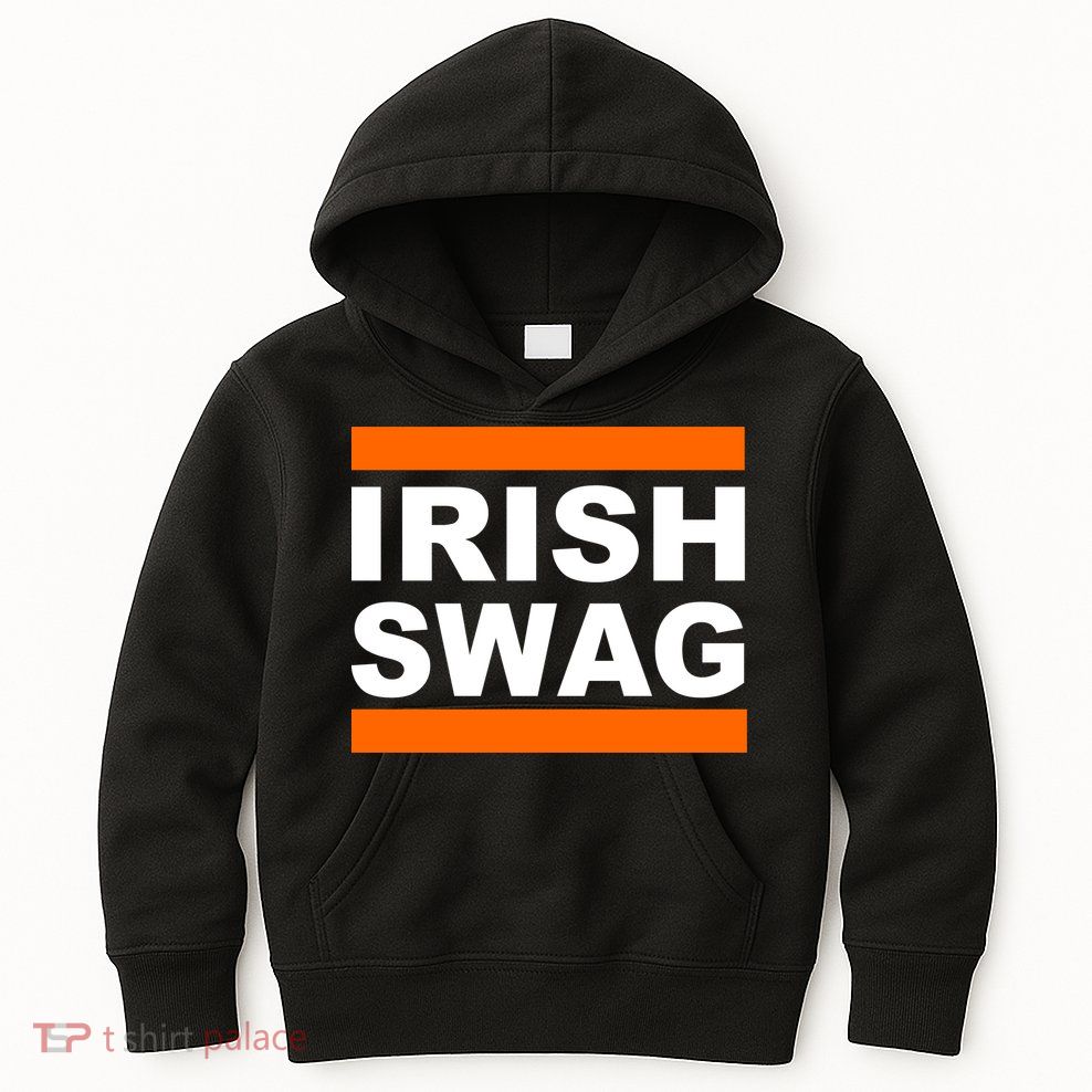 Irish Swag St. Patricks Day Funny Kids Hoodie