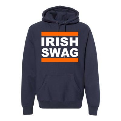 Irish Swag St. Patricks Day Funny Premium Hoodie