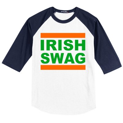 Irish Swag St. Patricks Day Funny Baseball Sleeve Shirt