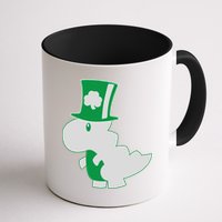 Irish T-Rex Dinosaur Clover Cute St. Patrick's Day Mug