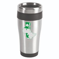 Irish T-Rex Dinosaur Clover Cute St. Patrick's Day 16oz Travel Tumbler