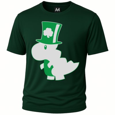 Irish T-Rex Dinosaur Clover Cute St. Patrick's Day Performance Shirt