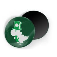 Irish T-Rex Dinosaur Clover Cute St. Patrick's Day Magnet