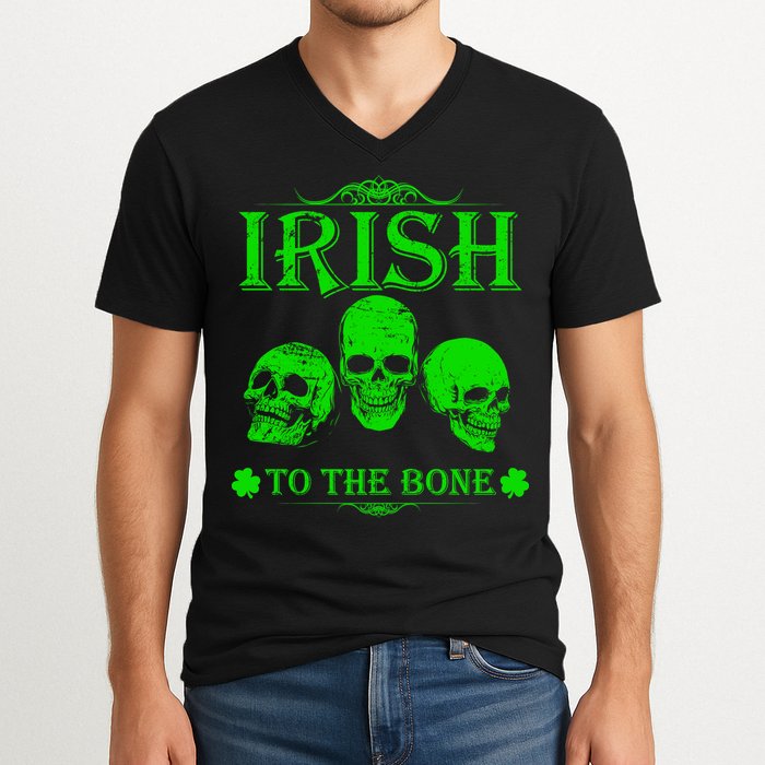 Irish To The Bone V-Neck T-Shirt