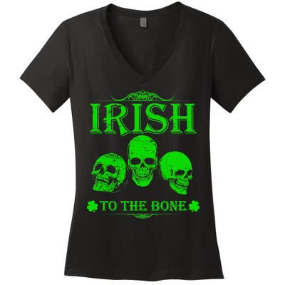 Irish To The Bone Women's V-Neck T-Shirt