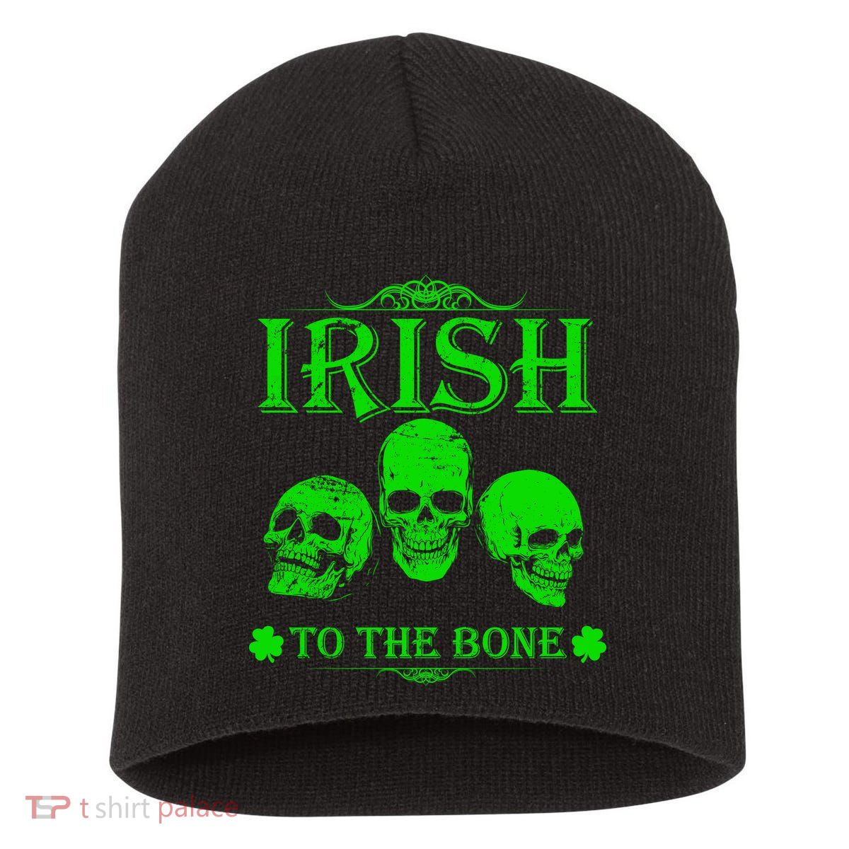 Irish To The Bone Short Acrylic Beanie