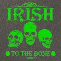 Irish To The Bone Cotton Canvas Backpack