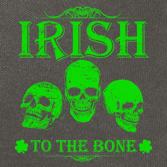 Irish To The Bone Cotton Canvas Backpack