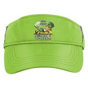 Irish Today Hungover Tomorrow Adult Drive Performance Visor