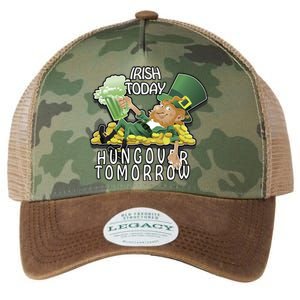 Irish Today Hungover Tomorrow Legacy Tie Dye Trucker Hat