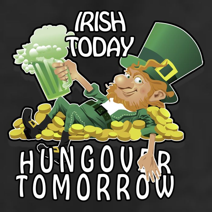 Irish Today Hungover Tomorrow Cool Comfort Performance Bucket Hat