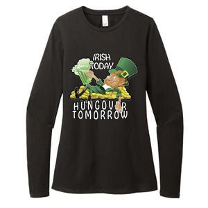 Irish Today Hungover Tomorrow Womens CVC Long Sleeve Shirt