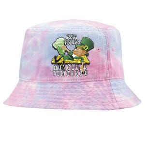 Irish Today Hungover Tomorrow Tie-Dyed Bucket Hat