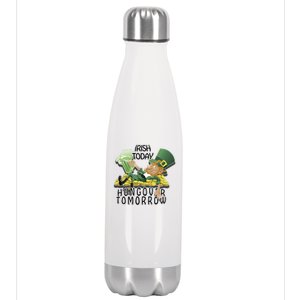 Irish Today Hungover Tomorrow Stainless Steel Insulated Water Bottle