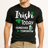 Irish Today Hungover Tomorrow Funny St Patricks Day Cooling Performance Crew T-Shirt