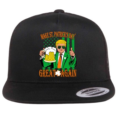 Irish Trump - Make St. Patrick's Day Great Again Flatbill Hat