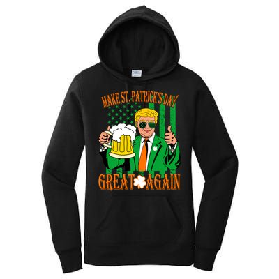 Irish Trump - Make St. Patrick's Day Great Again Women's Pullover Hoodie