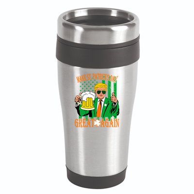 Irish Trump - Make St. Patrick's Day Great Again 16oz Travel Tumbler