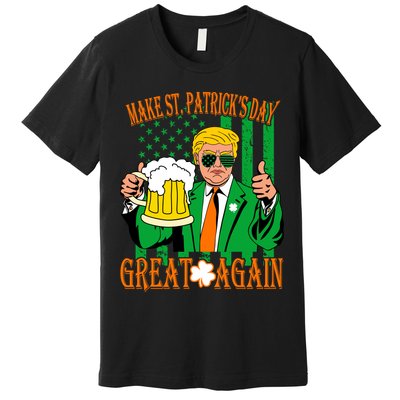 Irish Trump - Make St. Patrick's Day Great Again Premium T-Shirt