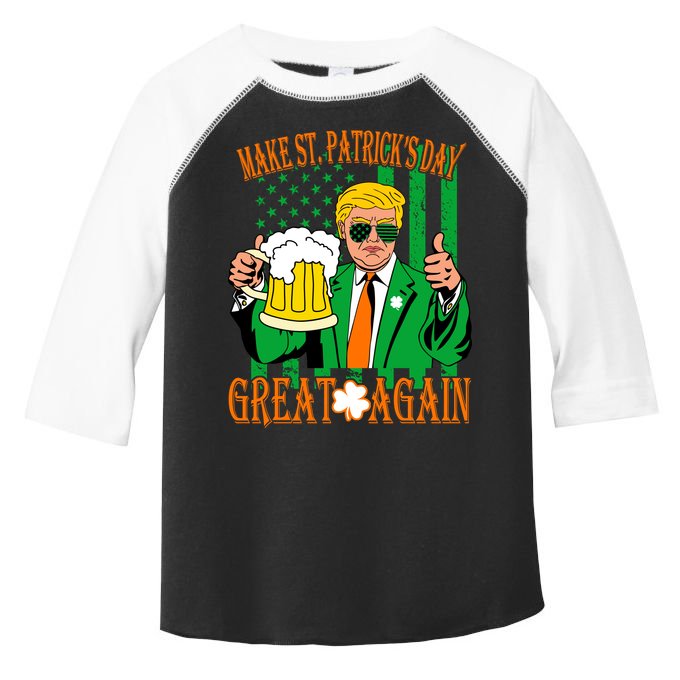 Irish Trump - Make St. Patrick's Day Great Again Toddler Fine Jersey T-Shirt