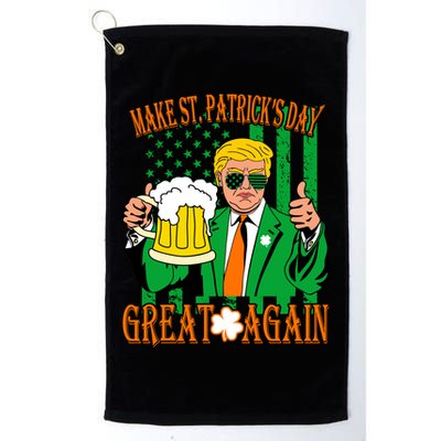 Irish Trump - Make St. Patrick's Day Great Again Golf Towel